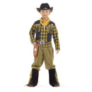 Limit Sport MI404 G.6 - Kinderkostüm Cowboy Junge 4-teilig (Hose-Stiefel-Tuch-Hemd mit Weste)