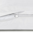 Blumtal Premium Kissenbezüge - Superweicher Mikrofaser Kopfkissenbezug 120 GSM, knitterfreie Kissenhülle Oekotex Standard Zertifiziert, mit Reißverschluss, 40 x 60cm, 2er Set, Weiß