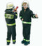 Fasching Karneval Feuerwehr Einsatz Uniform 2 - teilig Gr. 152