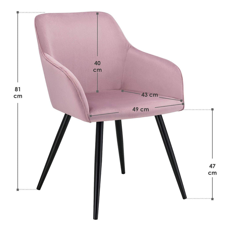 Juskys Schminktisch Bella mit Stuhl, Spiegel & Schublade — MDF Holz weiß — Sessel in Rosa - Frisiertisch für Damen und Mädchen — Kosmetiktisch