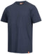 Nitras Motion TEX Light Arbeits-T-Shirt - Kurzarm-Hemd aus 100% Baumwolle - für die Arbeit - Dunkelblau - S