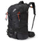 Terra Peak Wanderrucksack 40L Damen Herren Flex 40 Erwachsene schwarz groß - Trekking-Rucksack ergonomisch - Outdoor Daypack wasserdicht - Wander-Rucksäcke leicht mit Rückenbelüftung zum Wandern