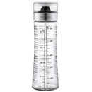 SILBERTHAL Dressingshaker aus Glas mit Rezepten – 500 ml – Spülmaschinenfest - Neuer Deckel & Neue Rezepte