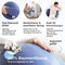 BabybeFun Schwangerschaftskissen mit waschbarem Stillkissenbezug | Seitenschläferkissen gegen Rückenschmerzen als Geschenkidee für werdende Mütter Pregnancy Pillow blau; Farbe wählen..…