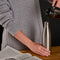Blumtal Trinkflasche Charles - auslaufsicher, BPA-frei, stundenlange Isolation von Warm- und Kaltgetränken, 350ml, dove grey - grau