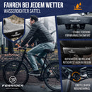 FORRIDER Fahrradsattel bequem | Ergonomischer Sattel mit Gesäßstütze [ÜBERGROSSE Sitzfläche] - City, Trekking, E-Bike, Heimtrainer – Damen & Herren