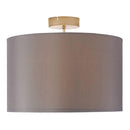 BRILLIANT Lampe Clarie Deckenleuchte 40cm eisen/grau | 1x A60, E27, 60W, geeignet für Normallampen (nicht enthalten) | Für LED-Leuchtmittel geeignet