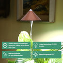 Parus by Venso SUNLiTE 7W LED Vollspektrum Pflanzenlampe Kupfer, Indoor Plants Pflanzen Beleuchtung, mit ausziehbarem Teleskopstab, Parus Pflanzenlampe für kleine und mittelgroße Zimmerpflanzen