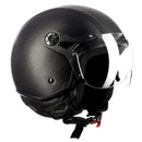 Westt Jet - Motorradhelm Doppelvisier Matt Schwarz - Roller Helm - ECE Zertifiziert, Schwarz, M (57cm)