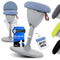 SteinLife Cone - Sitzhocker ergonomisch mit Schwingeffekt - [Höhenverstellbar] - Bürohocker Arbeitshocker Drehhocker Hocker für Büro und Arbeitszimmer [rutschfest] | Farbe wählen (Blau)