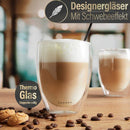 Jodora Design Latte Macchiato Gläser Doppelwandig 4 X 350ml