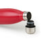 Blumtal Trinkflasche Charles - auslaufsicher, BPA-frei, stundenlange Isolation von Warm- und Kaltgetränken, 350ml, rot