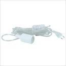Venso EcoSolutions Fassung E27 mit 4 m Kabel, Transparent/Weiß, E501400