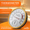 ALPENHAUCH Sauna Thermometer Hygrometer Holz [2in1 Funktion] - Besonders präzises Saunathermometer mit gehärtetem Glas - Automatische Kalibrierung - Edles Sauna Zubehör - Hygrometer Thermometer Sauna