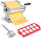 Uno Casa Nudelmaschine - Nudelmaschine manuell - Pastamaker - Pastamaschine mit Nudelschneider und Ravioliausstecher - Pasta Maker für Nudeln und Perfekte Lasagneplatten