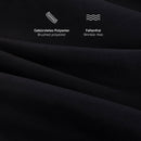 Blumtal Duvet Cover Set - Super Soft & Cozy Brushed Microfibre Bedding Set, No Pilling, Wrinkle Free with 2 Pillowcases, 240 x 220 & 50 x 80 (2X), Black
