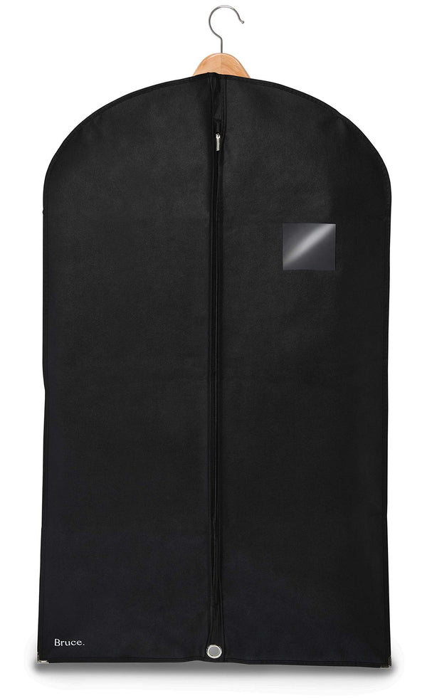 Bruce.® Premium Kleidersack | 100 x 60 cm | Hochwertige Kleiderhülle für Anzug, Jacke und Kleid | Atmungsaktive Anzugtasche für Reisen und Aufbewahrung