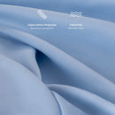 Blumtal Bettbezug 240 x 260 cm aus Mikrofaser mit 2 Kissenbezügen 65 x 65 cm – Bettwäsche 240 x 260 cm, für Matratzen 160/180 x 200 cm, Basic, Öko-Tex – Hellblau