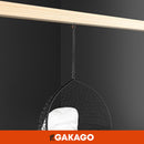Gakago Verlängerungskette als Hängesessel Kette, Schaukel Verlängerung, Boxsack Halterung - Extra Starke Stahlkette mit S-Haken und Karabiner - Flexible Aufhängung auch für Draußen