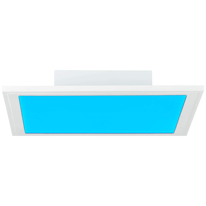 Brilliant Lampe Abie LED Deckenaufbau-Paneel 30x30cm RGB weiß | 1x 18W LED integriert, (1800lm, 2700-6200K) | Mit Fernbedienung steuerbar