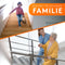 FALKENWERK Antirutschstreifen für Treppen [20 Stück] - Selbstklebende & Transparente Anti Rutsch Streifen [10x60 cm] - Wasserfeste Antirutsch Treppe - Treppen Rutschschutz mit Spachtelroller