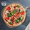 Blumtal Pizzaschieber kurz mit großer Fläche 30,5 x 30,5 cm - praktische Pizzaschaufel Aluminium -  Pizzaheber kurzer Griff aus Holz 61 cm -  Pizzaschieber Holz mit Aluminium Griff