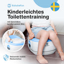 BabybeFun 3in1 Töpfchen + Toilettensitz Kinder + Hocker/Kindertoilette für das Töpfchentraining für Kinder ab 2 Jahre blau; Farbe wählen…