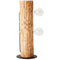 BRILLIANT Lampe, Odun Tischleuchte 2flg kiefer gebeizt, 2x A60, E27, 25W, Holz aus nachhaltiger Waldwirtschaft (FSC)
