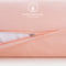 Blumtal Kissenbezug 40 x 80 cm (2er Set Kissenbezüge) - Rosa - 100% Baumwoll-Jersey, Oeko-Tex Zertifiziert, Kopfkissenbezug 40x80 - Jersey Kissenhülle für Kissen 40x80 cm mit Reißverschluss