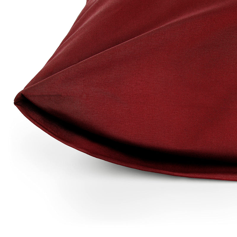 Blumtal Premium Kissenbezüge - Superweicher Mikrofaser Kopfkissenbezug 120 GSM, knitterfreie Kissenhülle Oekotex Standard Zertifiziert, mit Hotelverschluss, 40 x 80cm, 2er Set, Aurora Red - Rot