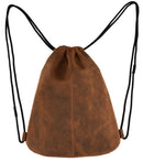 LEABAGS Florida Gym Bag aus echtem Büffel-Leder im Vintage Look