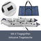 ArtSport Schlauchboot 3,80 m für 6 Personen mit 2 Sitzbänke & Aluboden — Paddelboot mit Paddel, Pumpe, Tasche & Reparaturset — Angelboot aufblasbar