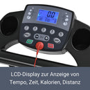 ArtSport Laufband Speedrunner 2000 klappbar - 10 km/h & 12 Programme, LCD Display — Heimtrainer elektrisch 120 kg belastbar - Fitnessgerät 500 Watt