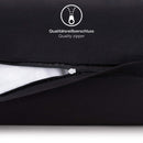Blumtal Kissenbezug 40x60 cm (2er Set Kissenbezüge) - Schwarz - 100% Baumwoll-Jersey, Oeko-Tex Zertifiziert, Kopfkissenbezug 40x60 - Jersey Kissenhülle - Bezug für Nackenstützkissen