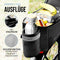 MIVELO - Fahrradtasche für Gepäckträger - Kühltasche Fahrrad - isolierte Gepäckträgertasche - wasserabweisend - 10L - schwarz