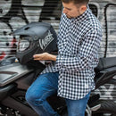 Westt Motocross Helm Fullface MTB Motorradhelm Integralhelm Crosshelm Helm Motorrad MTB Enduro Quad Helm Motorrad mit Doppelvisier Sonnenblende Herren Damen ECE DOT Zertifiziert, weiß, M (57-58 cm)