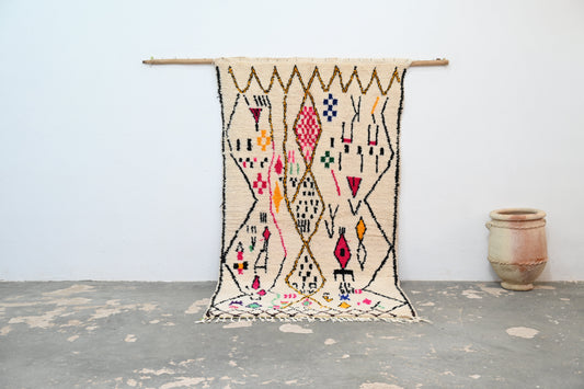 Rebolet| Tapis traditionnel Azilal 270 X 142 Cm