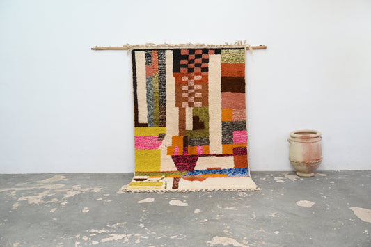 Rebolet| Tapis traditionnel Azilal 250 X 160 Cm