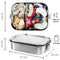 SILBERTHAL Brotdose Edelstahl für Kinder mit Fächern – Kleine Vesperbox 800ml – Auslaufsicher