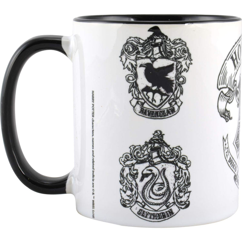 Harry Potter Tasse Hogwarts Wappen aus Porzellan, 320 ml