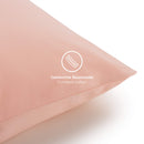 Blumtal Kissenbezug 40 x 80 cm (2er Set Kissenbezüge) - Rosa - 100% Baumwoll-Jersey, Oeko-Tex Zertifiziert, Kopfkissenbezug 40x80 - Jersey Kissenhülle für Kissen 40x80 cm mit Reißverschluss