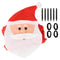 Juskys XXL Weihnachtsmann 250 cm aufblasbar & beleuchtet mit LED Beleuchtung, geräuscharmes Gebläse, IP44, Weihnachtsdeko groß für Außen Nikolaus Santa