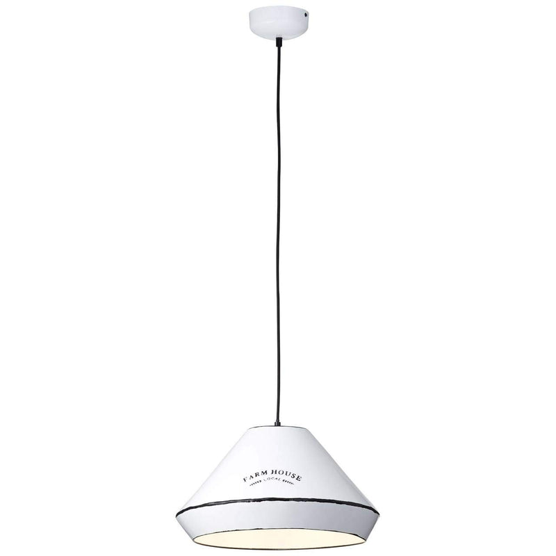 Brilliant Lampe Grain Pendelleuchte 43cm weiß | 1x A60, E27, 40W, geeignet für Normallampen (nicht enthalten) | Für LED-Leuchtmittel geeignet