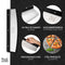 Pizza Divertimento [DAS ORIGINAL - Pizzastein für Backofen und Gasgrill [3er Set] - Mit Pizzaschieber & Pizzaschneider - Cordierit Pizza Stein - Pizza Stone knuspriger Boden - Inkl. e-Rezeptbuch