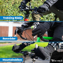 MIVELO Fahrradhandschuhe Herren & Damen mit Ergo-PAD Winterhandschuhe Touchscreen wasserfest & Winddicht Handschuhe Fahrrad Winter (L, schwarz)