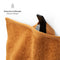 Blumtal Premium Frottier Handtücher Set mit Aufhängschlaufen - Baumwolle Oeko-TEX Zertifiziert, weich, saugstark - 2X Badetuch (70x140 cm), Pumpkin Spice (Braun)