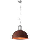 Brilliant Lampe Frieda Pendelleuchte 51cm rostfarbend | 1x A60, E27, 60W, geeignet für Normallampen (nicht enthalten) | Kette ist kürzbar