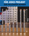 STONE REEF Betonbohrer Set Profi - [7-teilig inkl. Bohrerkassette] - SDS Plus Bohrer Set Ø 5mm, 6mm, 8mm, 10mm, 12mm x 160mm - Steinbohrer, Beton, Wandbohrer, Bohrersatz