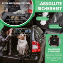 Fellbengel Hundetreppe Auto [mit einzigartiger Sicherheitsstufe] Hunderampe Auto klappbar - Einstiegshilfe für kleine & große Hunde - Autorampe Hundeleiter faltbar bis 55kg