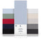 Blumtal® Basics Jersey (2er-Set) Spannbettlaken 200x220cm -Oeko-TEX Zertifiziert, 100% Baumwolle Bettlaken, bis 20cm Matratzenhöhe, Hellblau